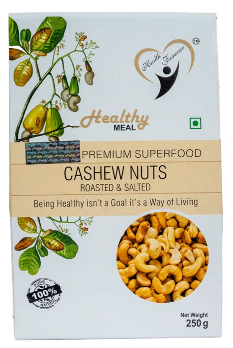 Healthy Meal Salty Roasted And Salted Cashew Nuts Packaging Size