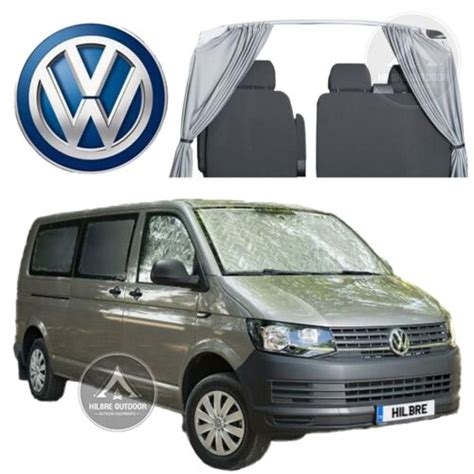 Vw Cab Divider Curtain And Rail Kit T5 T6 Transporter Camper Van Privacy Insulated Ebay