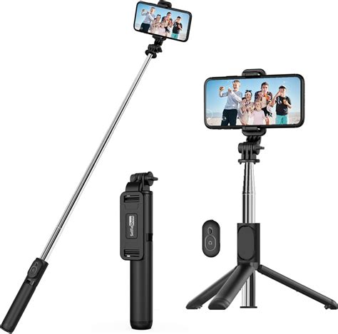 Selfie Çubuğu Tripod Kablosuz Uzaktan Kumandalı Genişletilebilir 101cm