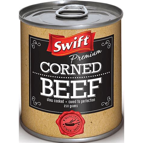 Swift Premium Corned Beef 210g Canned Meat Walter Mart