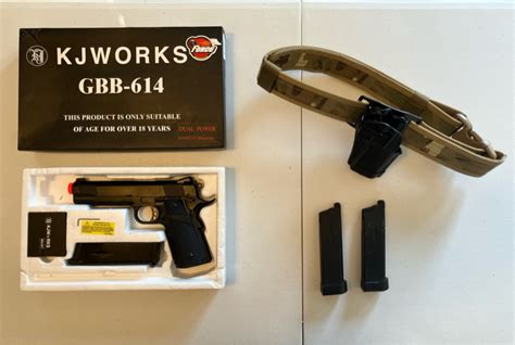 SOLD KJW Full Metal 1911 Tactical HI CAPA Gas CO2 Blowback HopUp Airsoft