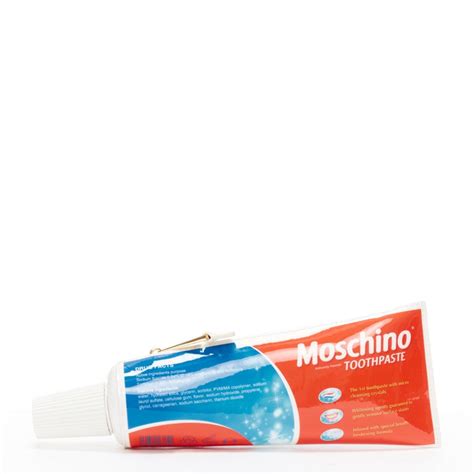 Rare Moschino Couture 2019 Runway Toothpaste Tube Xl Zip Back Clutch