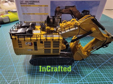 Caterpillar Cat 6060 Hydraulic Mining Shovel 1 87 By Diecast Masters Dm85651 New Etsy