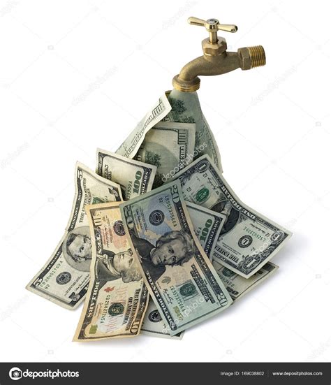 Cash Flowing Out Of Faucet Stock Photo By ©imagepixel 169038802