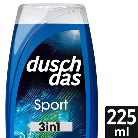 DUSCHDAS Duschdas Douchegel Men Sport 3in1 225 Ml Duitse Voordeel Drogist