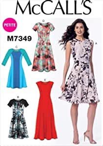 Amazon Mccall S Patterns M Misses Miss Petite Sleeveless Or