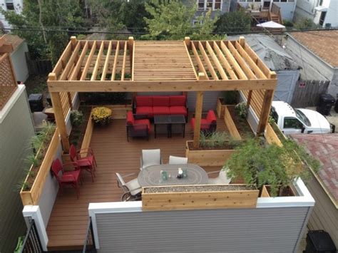 Amazing Rooftop Pergola Design Ideas