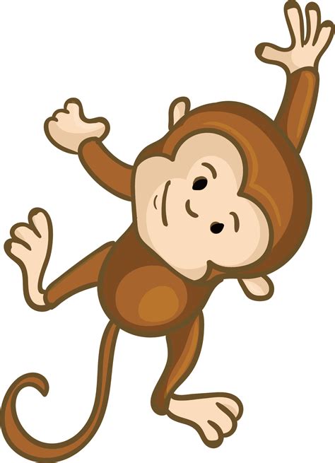 Download Monkey Clip Art Cute Monkey Cartoon Png Png Image With No