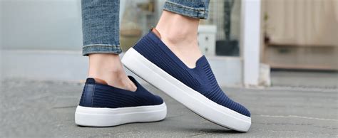 Konhill Slip On Trainers Women Casual Comfortable Women Sneakers