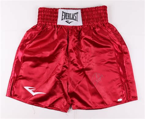 Roy Jones Jr Signed Boxing Trunks Jsa Coa Pristine Auction