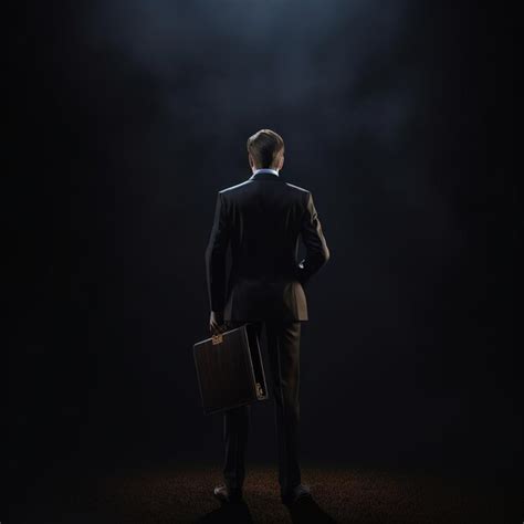 Premium AI Image | businessman silhouette