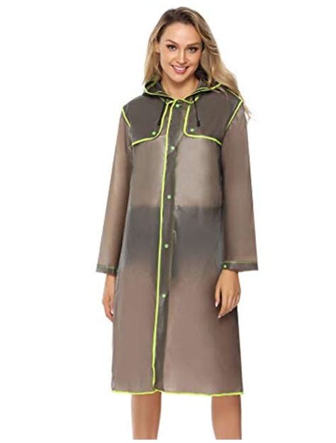 Buy Iclosam Raincoats With Hoods Portable Eva Poncho For Adults