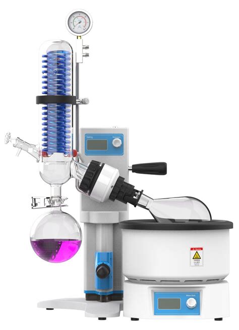 RV Series Real Time Control Vacuum Rotary Evaporator For Sample