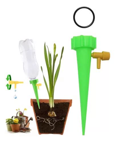 Kit 12 Irrigador Gotejador Regulável Vasos Plantas Jardim