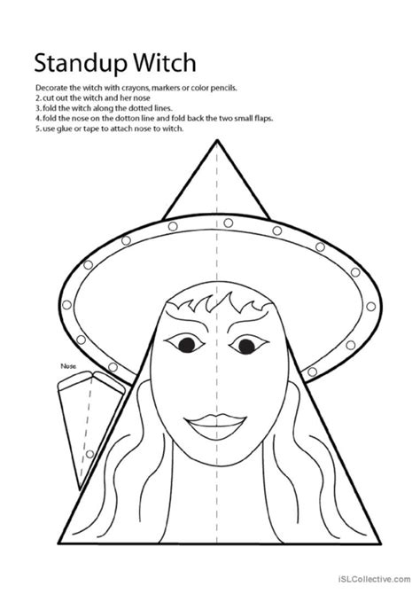 Halloween Witch Craft English Esl Worksheets Pdf Doc