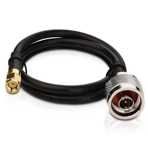 20M N Male To RP SMA Male Pigtail Coaxial LMR200 Double Shielded Low