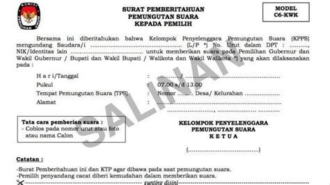 Undangan Pemilihan Ketua Rt