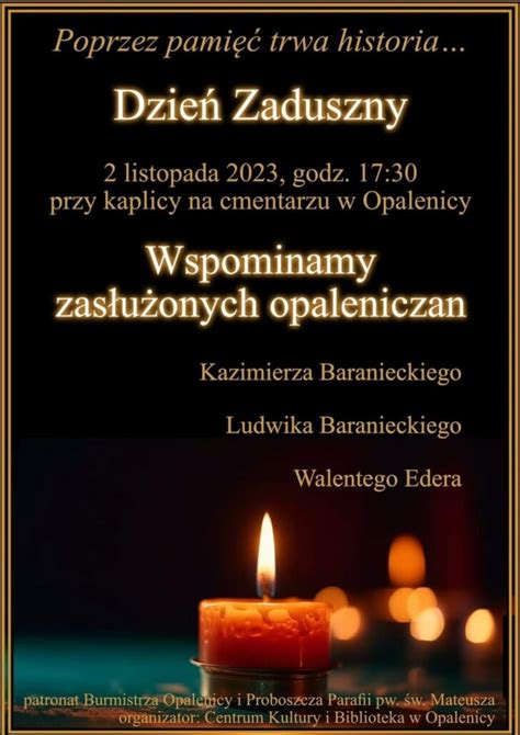 Dzie Zaduszny Opalenica