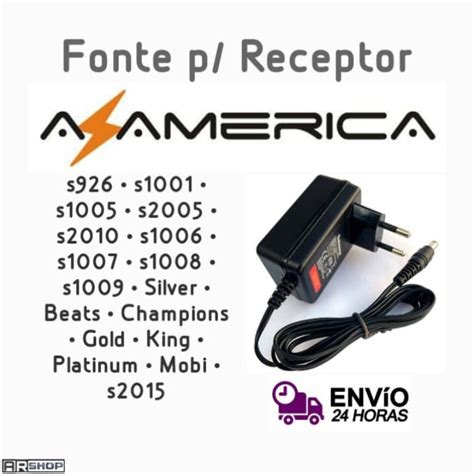 Fonte V A P Receptor Azamerica S S S S E Outros