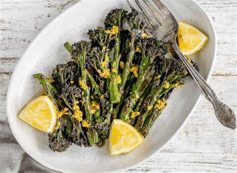 Charred Broccolini With Garlic And Lemon Recipe Keto Friendly Sides