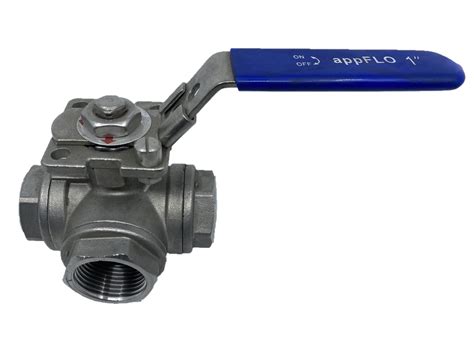 316 Stainless Steel Ball Valve 3 Way Full Flow L Port Valve