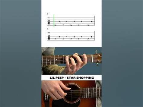 Lil Peep Star Shopping Guitar Tab In Guitar Tabs Lil Peep