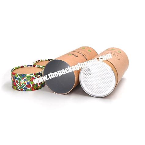 Eco Friendly Cardboard Food Grade Paper Tube For Collagen Protein