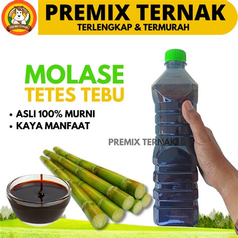 Jual MOLASE TETES TEBU 1 KG Tetes Tebu Molasses Murni Kental