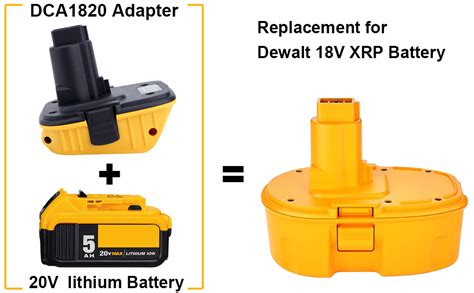 Amazon Kotoate 2Pack DCA1820 Battery Adapter Compatible With