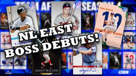 Team Affinity Season 4 NL East Debuts MLB The Show 21 Ranked Seasons