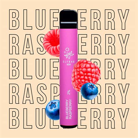 Elf Bar 600 Blueberry Raspberry Einweg E Zigarette 20 Mgml Nikotin 600
