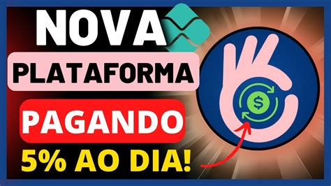 LANÇOU GANHE 5 AO DIA NO PIX NOVA PLATAFORMA PAGANDO SAIBA COMO