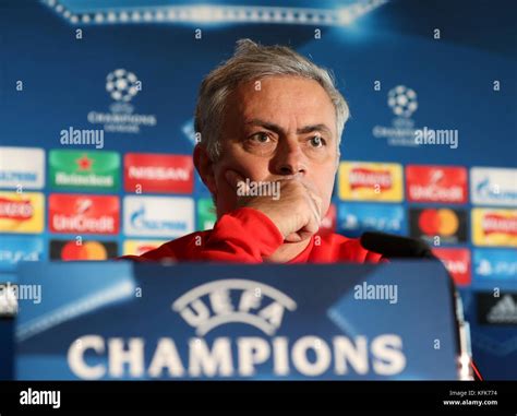 Manchester United Manager Jose Mourinho During The Press Conference At