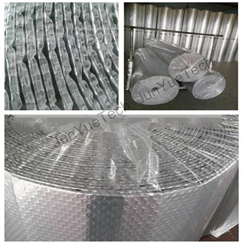 Double Sided Aluminum Foil Bubble Thermal Insulation Material Double