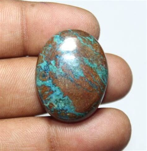 Natural Blue Azurite Gemstone Semi Precious Cabochon High Quality Blue