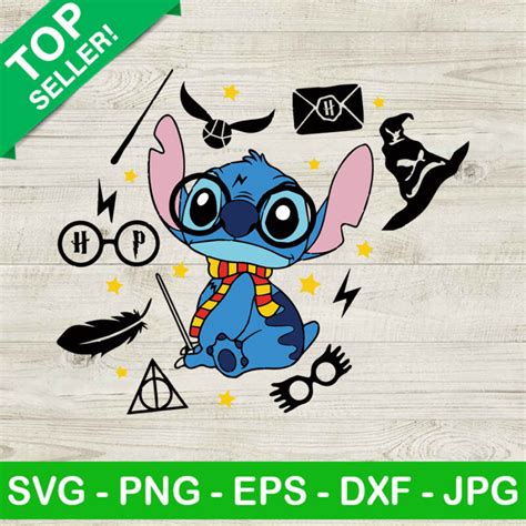 Stitch Harry Potter Svg Stitch Movie Svg Stitch Witch Harry Potter Svg