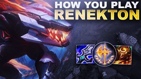 THIS IS HOW YOU HAVE TO PLAY RENEKTON IN 2022 League Of Legends