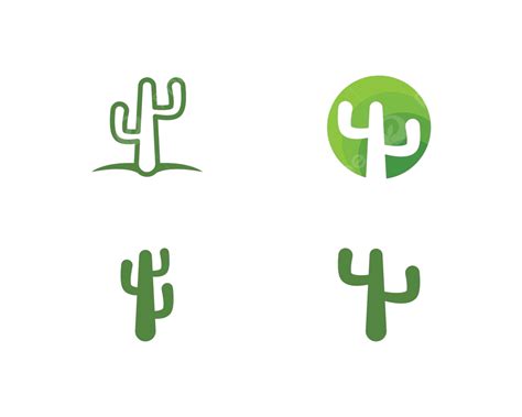 Cactus Logo Template Template Succulent Beauty Vector Template