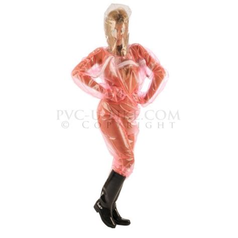 Kf Pvc Plastik Schutz Overall Su Enclosure Suit Single Layer