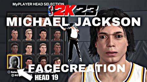 Nba2k23 Michael Jackson Face Creation Easy The Best Face Creation In