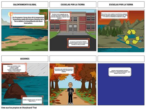 El Calentamiento Global Storyboard By As51658