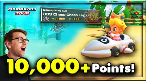 HOW TO SCORE 10 000 POINTS ON CHEEP CHEEP LAGOON MARIO KART TOUR