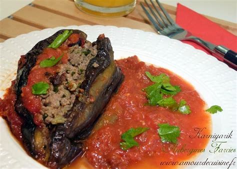 Aubergines Farcies Recette Turque Karniyarik Amour De Cuisine