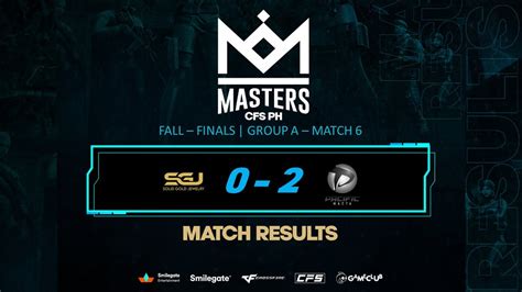 CFPH SGJ Reborn Vs Pacific Macta CFS MASTERS FALL 2023 TOP 8