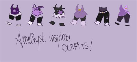 Steven Universe Amethyst Inspired Outfits By Isabellevii On Deviantart