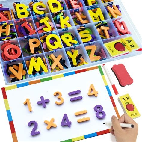 Buy Magnetic Letters Classroom Set, 216 Pcs EVERJETTING Foam Alphabet ...