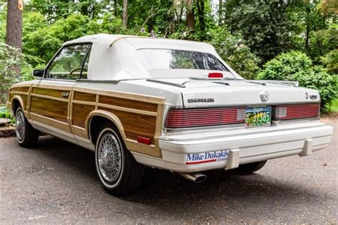 1986 Chrysler Lebaron Town And Country Mark Cross Convertible For Sale