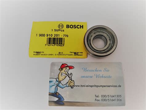 Kugellager Bosch Tonis Einspritzpumpen