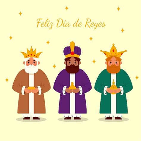 Los Tres Reyes Del Este Melchior Gaspar Y Baltasar Feliz Día De Los