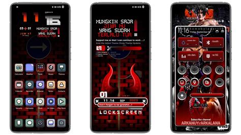 Dark Anime Miui Theme Dvrk Tekken For Xiaomi And Redmi Phones Miui Themer